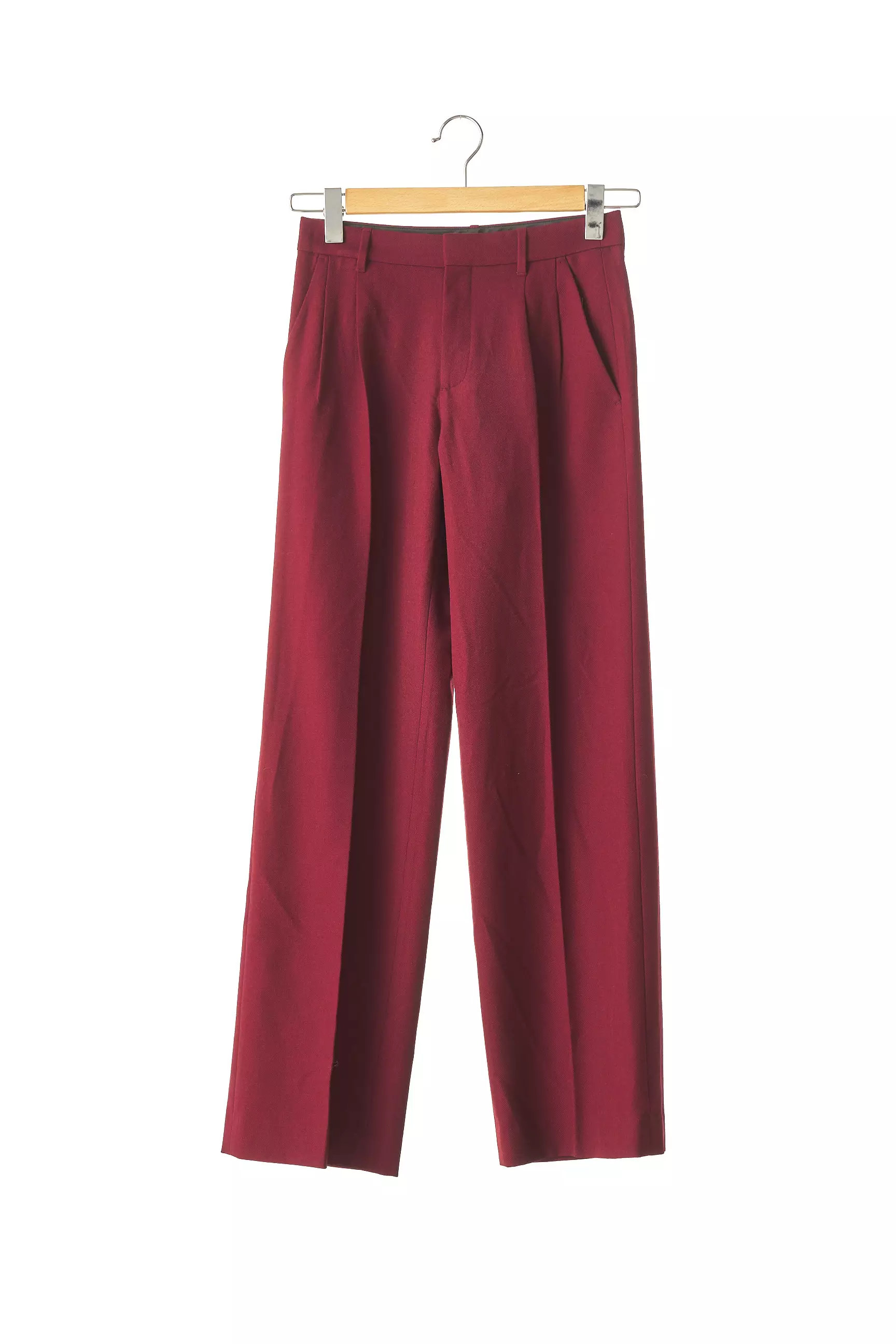 Comptoir Des Cotonniers Pantalons Droits Femme couleur rouge