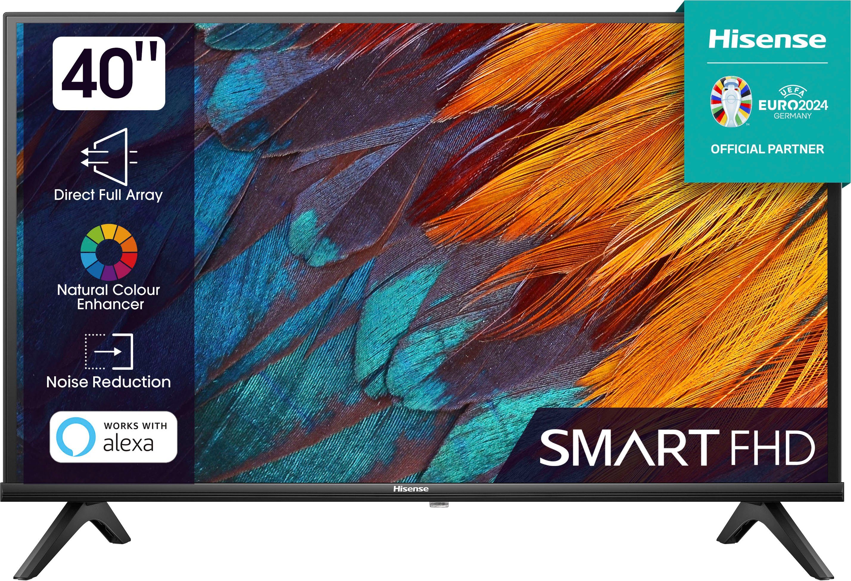 Hisense 40E41KT LED-Fernseher (100 cm/40 Zoll, Full HD, Smart-TV, Smart-TV,Triple Tuner DVB-T2 / T/C / S2 / S)