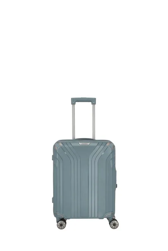 Travelite ELVAA Trolley S mit 4 Rollen - Blaugrau