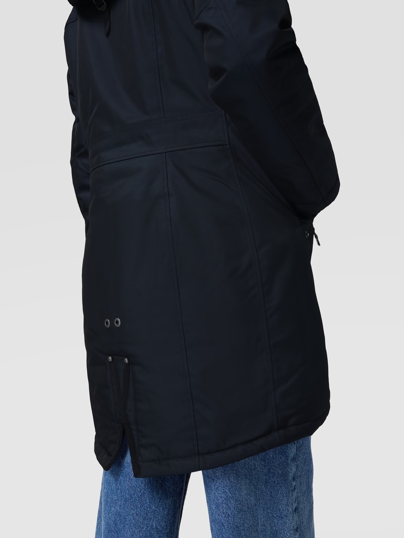 Funktionsjacke mit Label-Applikation Modell 'Delicy' in marineblau