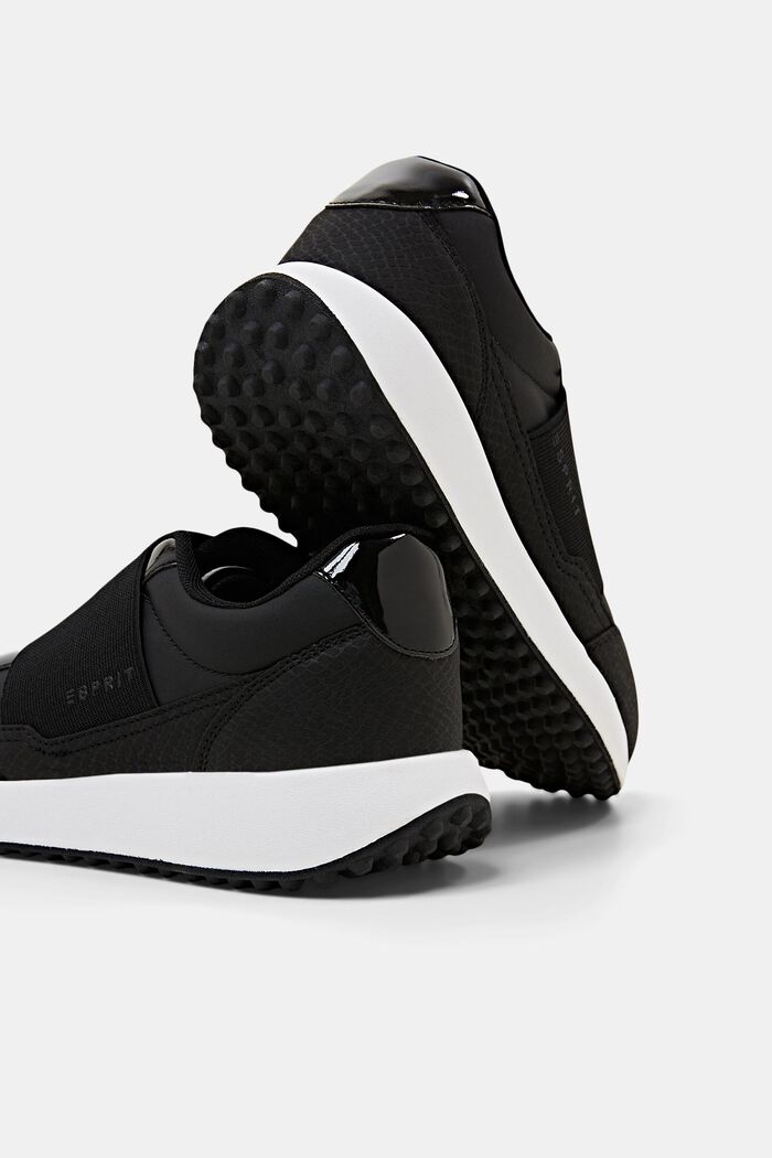 Slip-on-Sneakers in Lederoptik