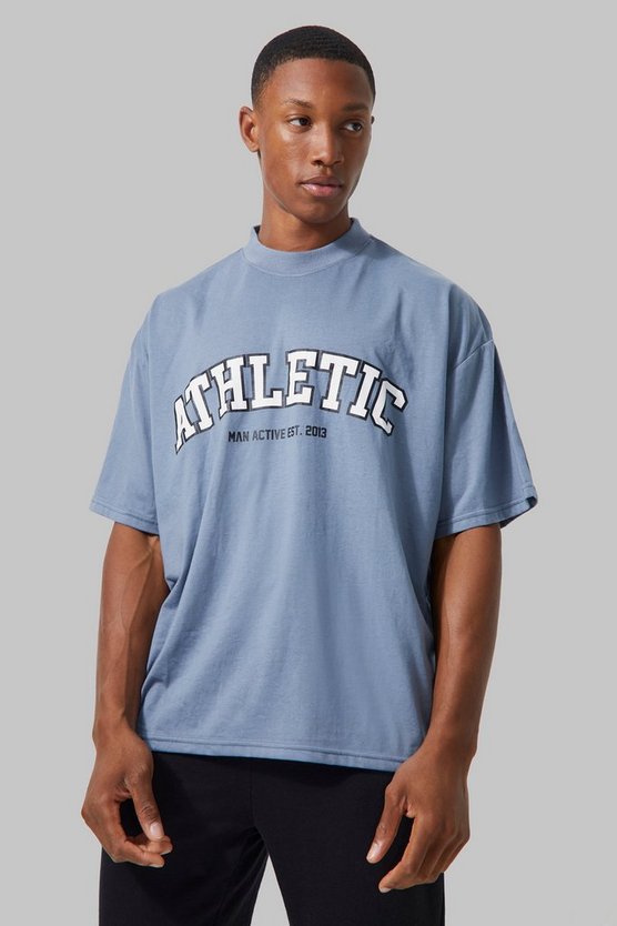 Man Active kastiges Gym Athletic T-Shirt