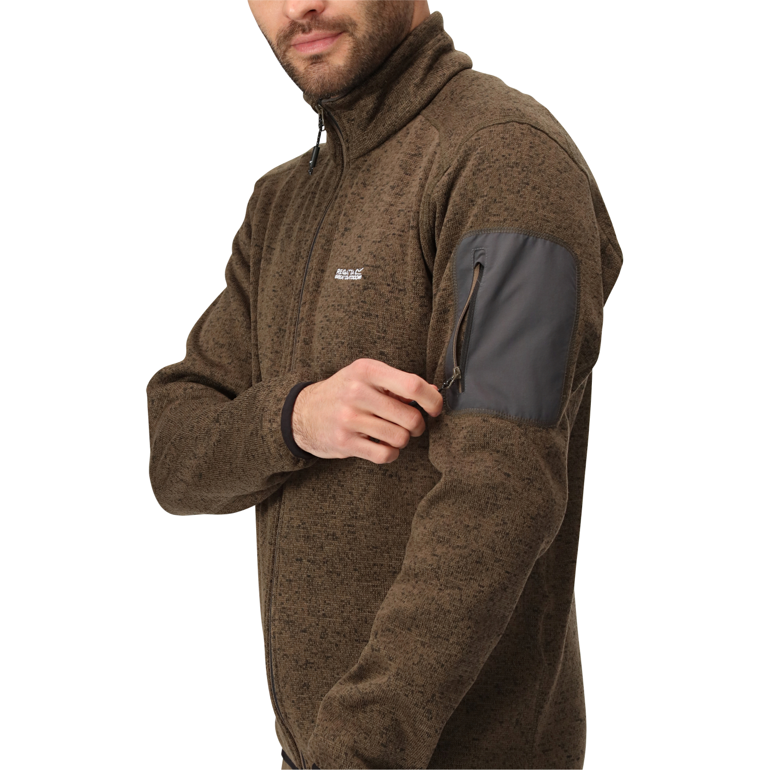Regatta Herren Fleecejacke Newhill (schlamm)
