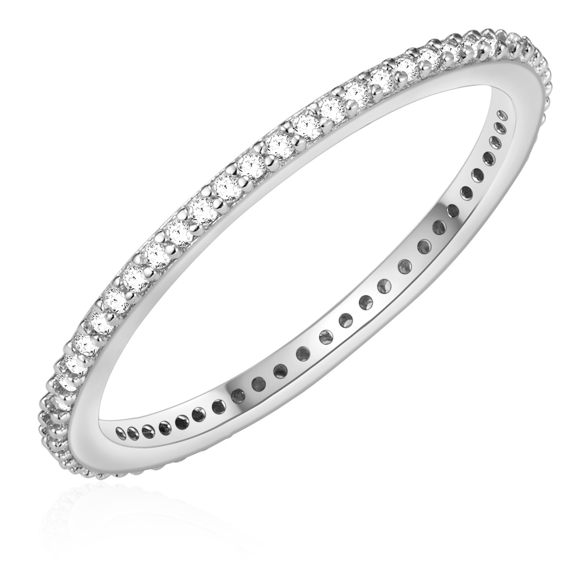 Ring Sterling Silber Zirkonia in Silber
