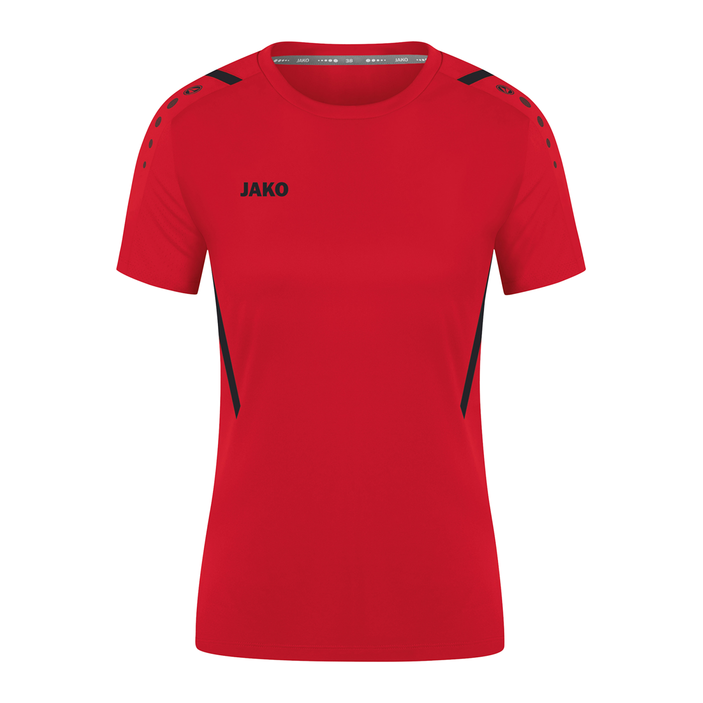 JAKO Challenge Trikot Damen Rot Schwarz F101