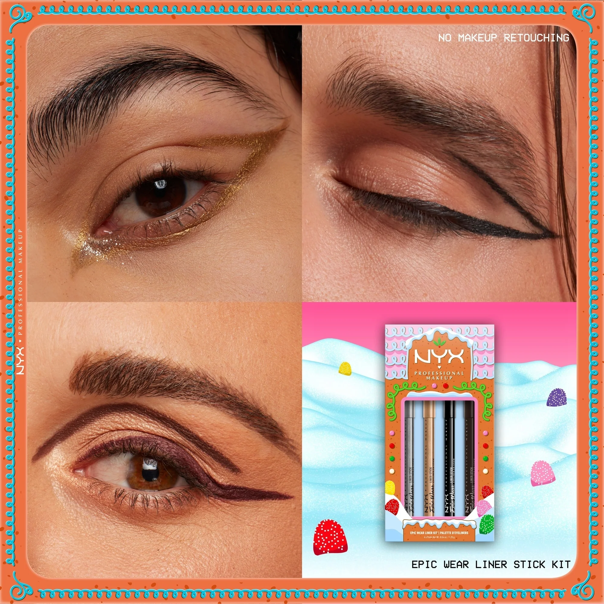 Kit de delineador de ojos Eyes Holiday Epic Wear - Delineador de ojos