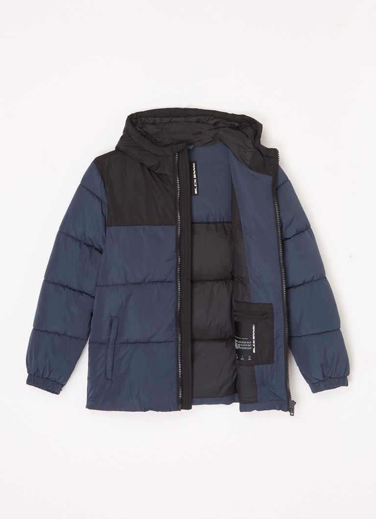 Black Bananas Peek puffer jacket with hood