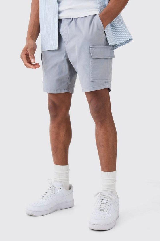 Slim-Fit Cargo-Shorts