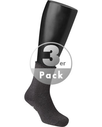Hudson, Stoppersocks, Wolle, grau meliert