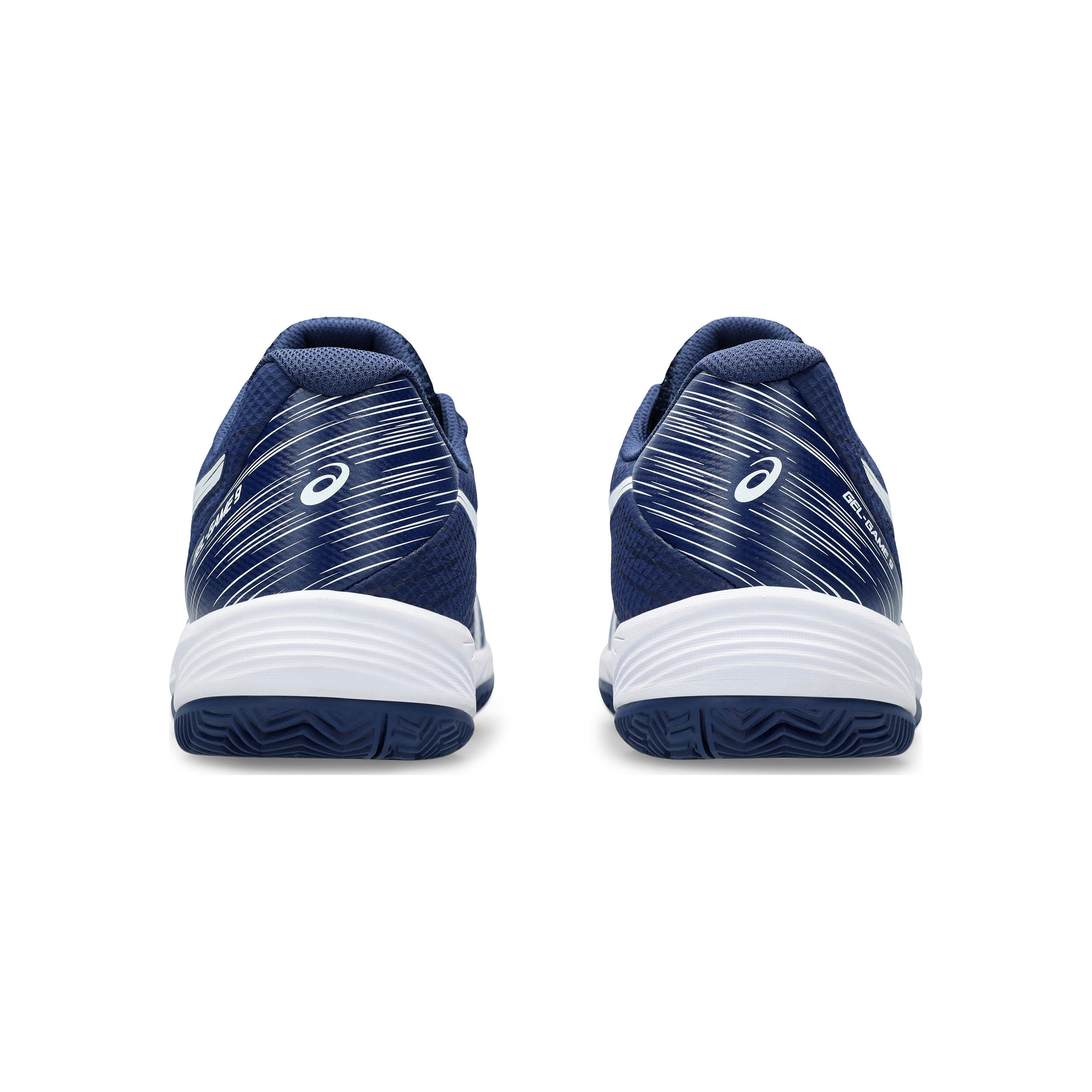 Gel-Game 9 Sandplatzschuh Herren - Dunkelblau, Weiß