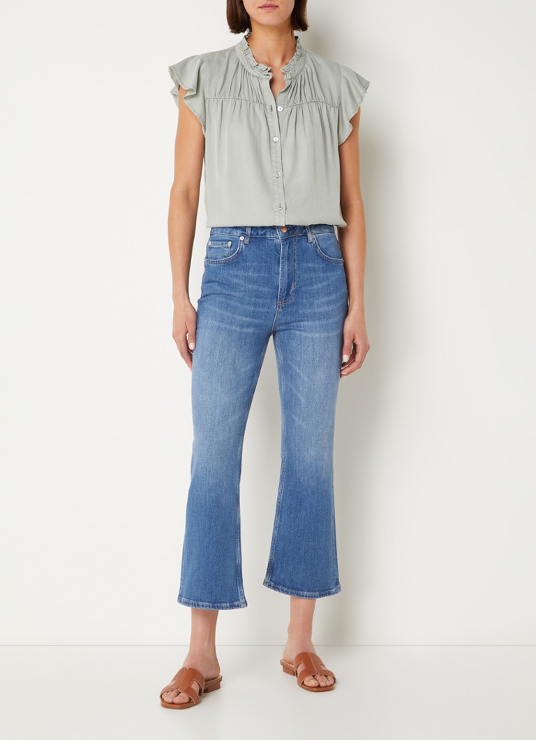 Bluză din lyocell cu mâneci fluture Ruthie Rails