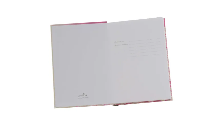 goldbuch Notizbuch Flower Kolibri blanko Motiv