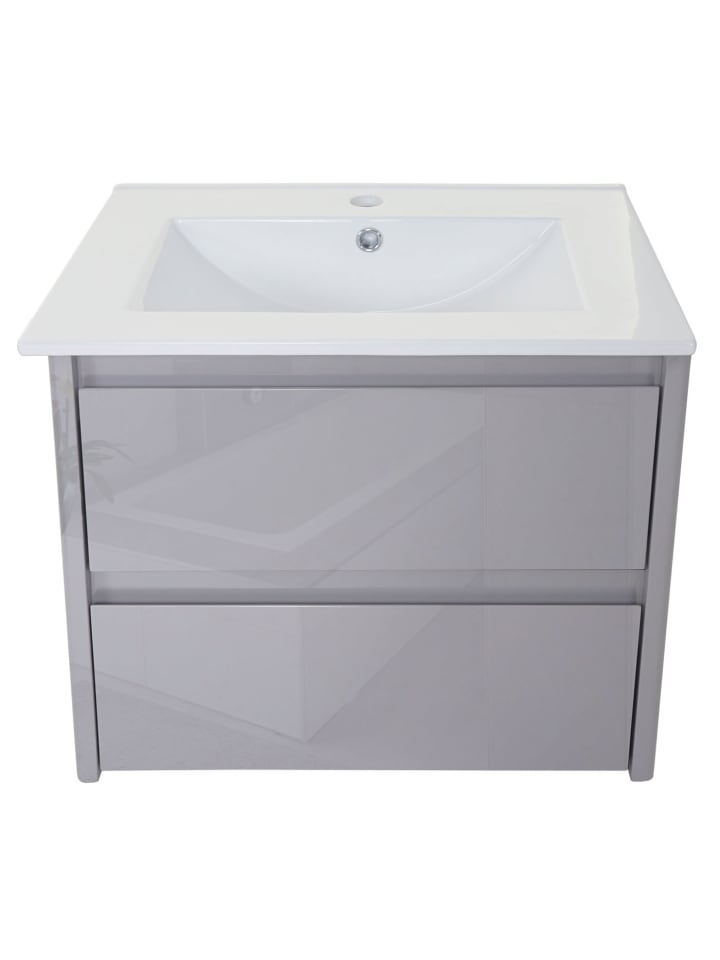 MCW Waschbecken mit Unterschrank B19, Grau günstig kaufen onesize