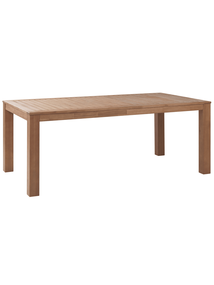 Beliani 3-tlg Gartentisch Set MONSANO in Heller Holzfarbton günstig kaufen onesize