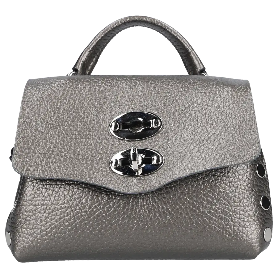 Zanellato - Handtasche POSTINA Kalbsleder - grau