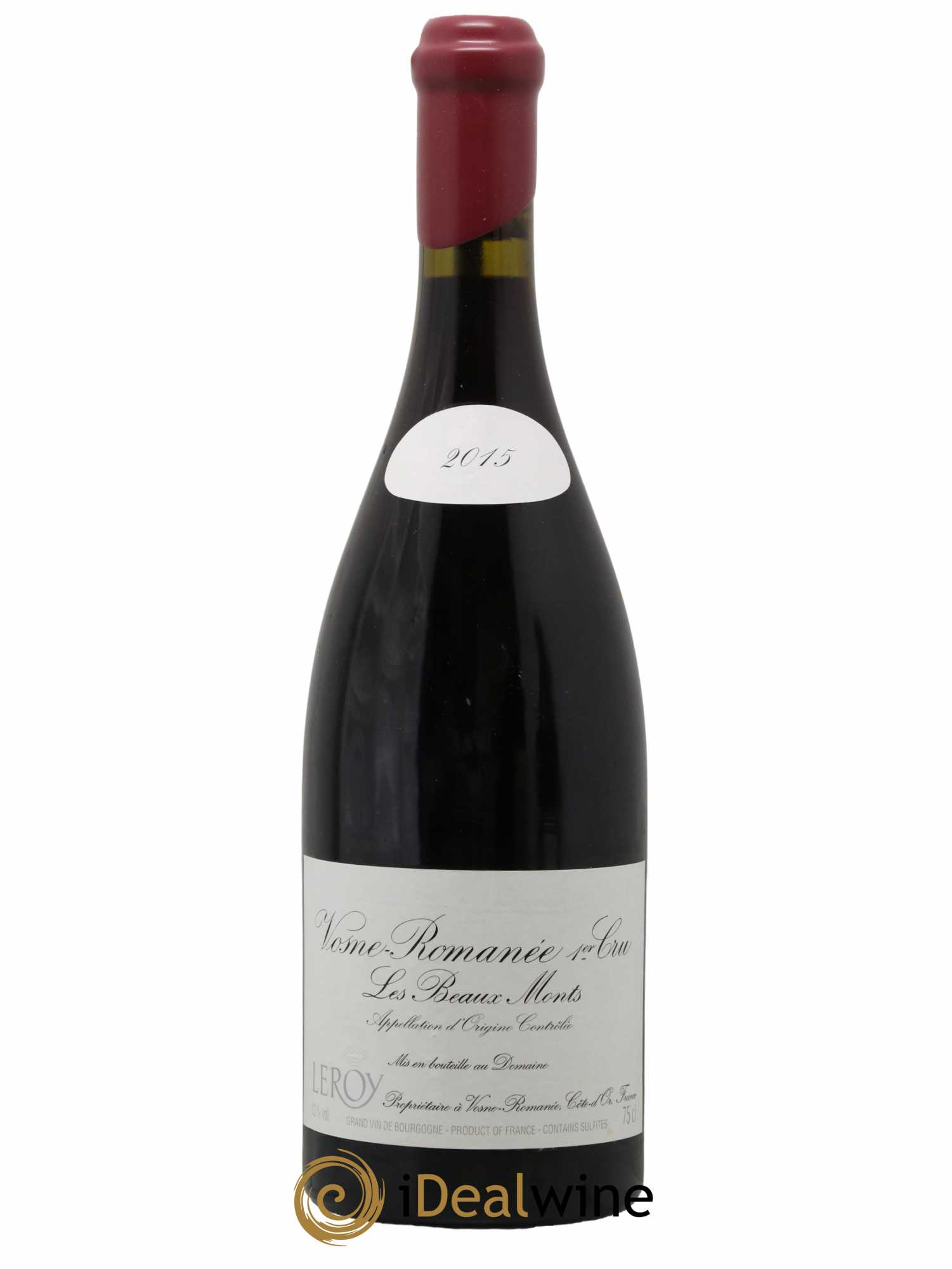 Vosne-Romanée 1er Cru Les Beaux-Monts Leroy (Domaine)  2015 - Lot de 1 Bouteille