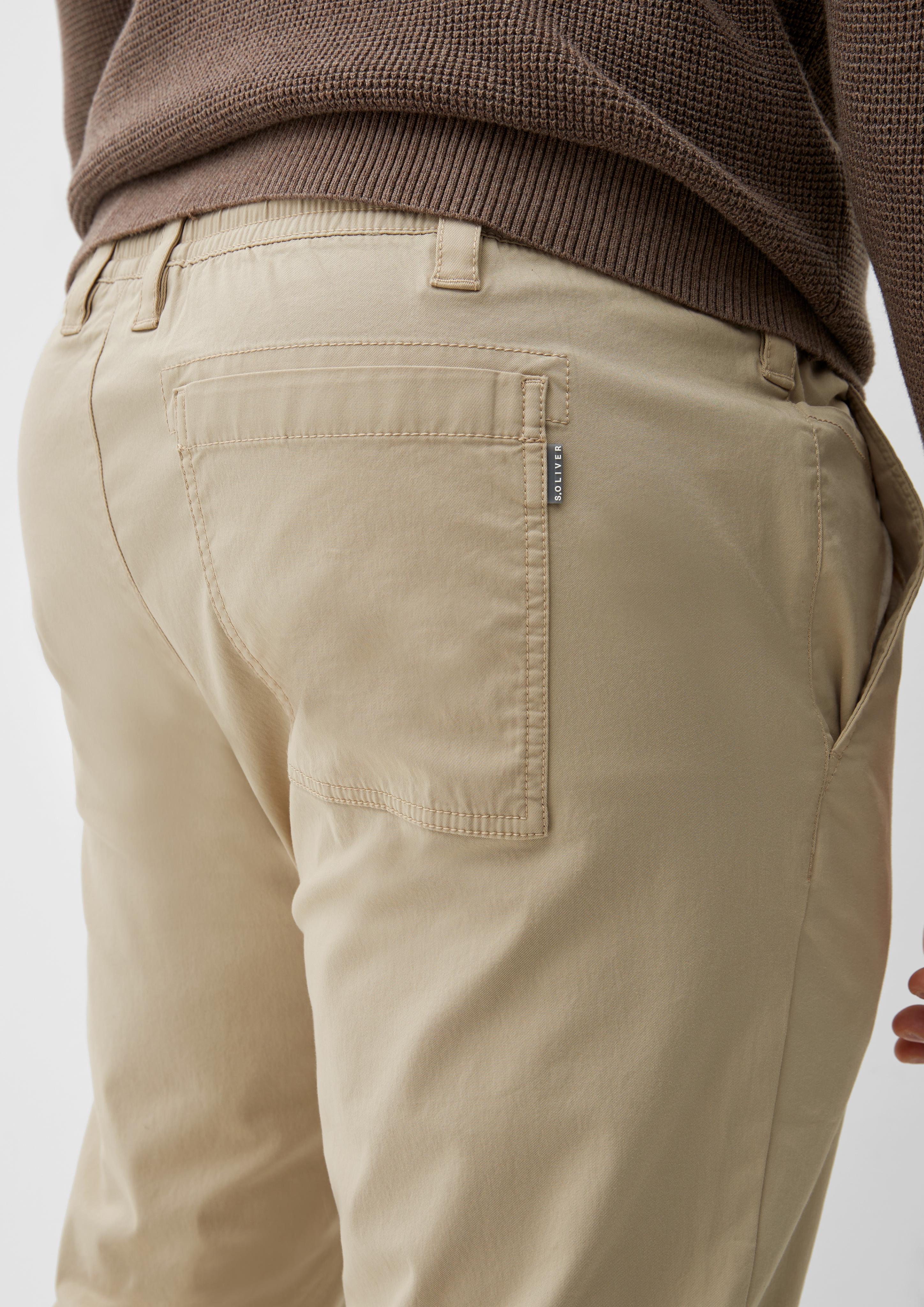 Regular: Twill-Hose mit Elastikbund  2133120-8155