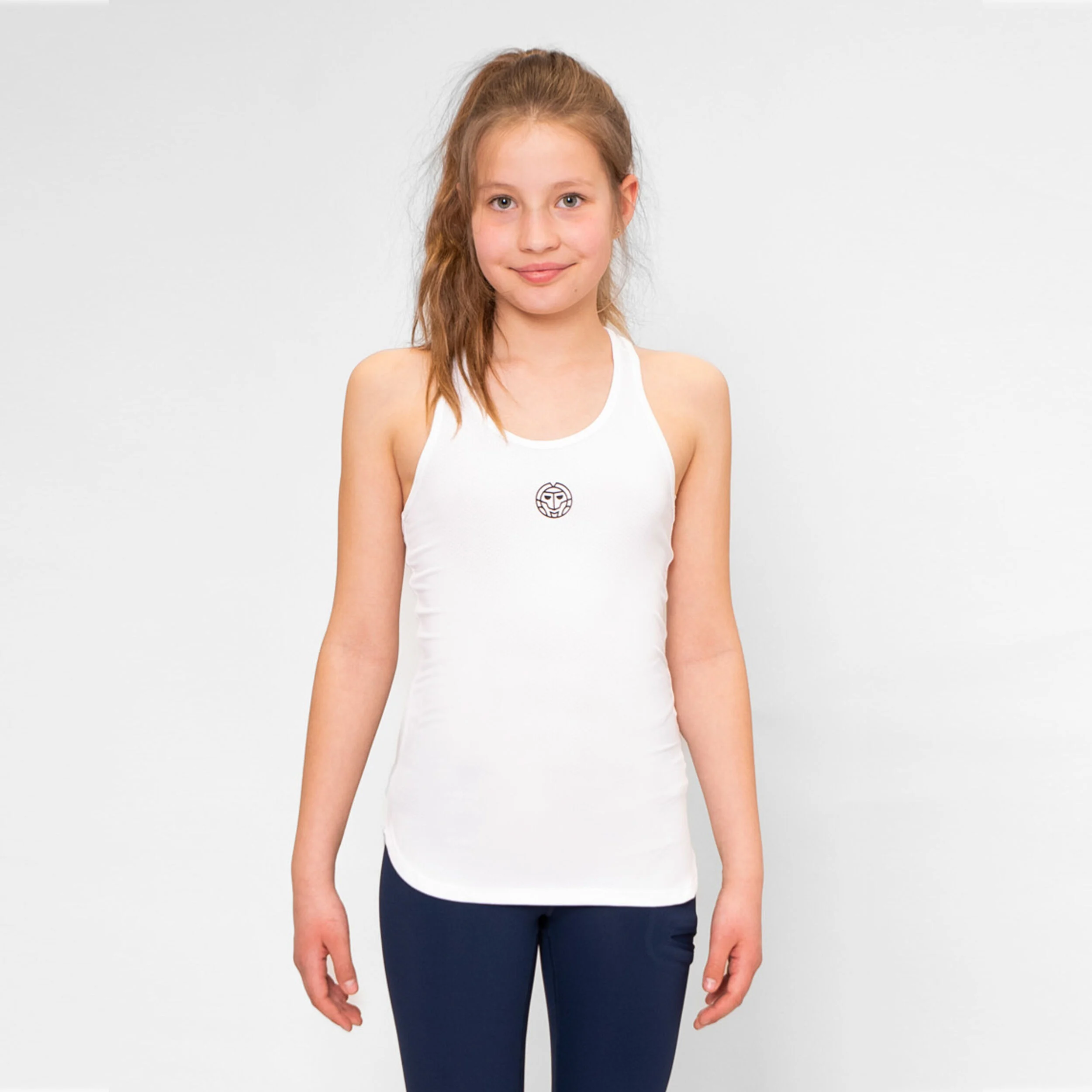 Crew Tank-Top Mädchen - Weiß
