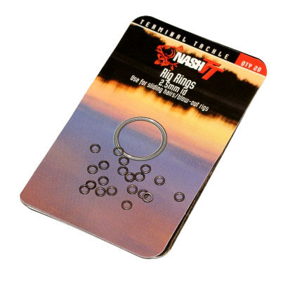 Pierścienie Carp Nash Rig x20
