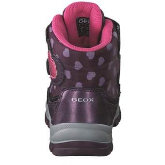 Geox B Flanfil Girl Klett Boots in lila