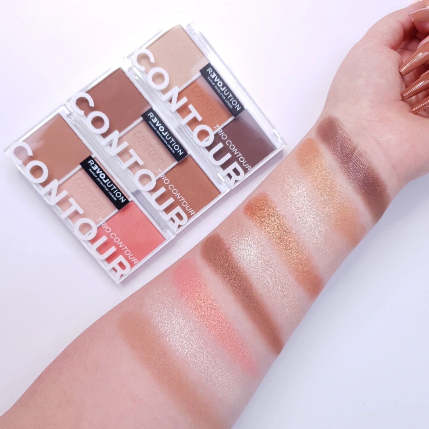 Relove Revolution Relove Colour Play Contour Trio palete Ceptais cukurs