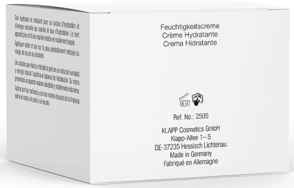 KLAPP Skin Care Science SkinConCellular Moist Cream Gesichtscreme