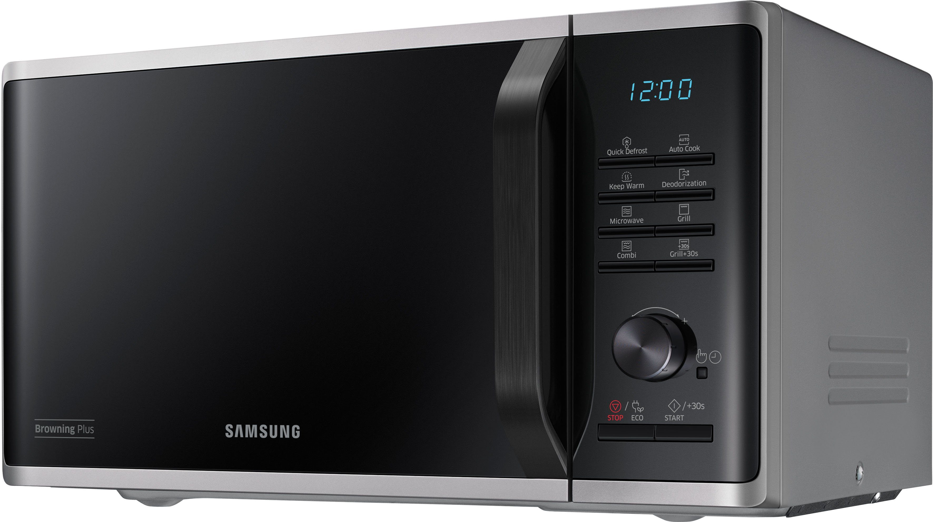 Samsung Mikrowelle MG23K3515AS/EG, Mikrowelle, 23 l
