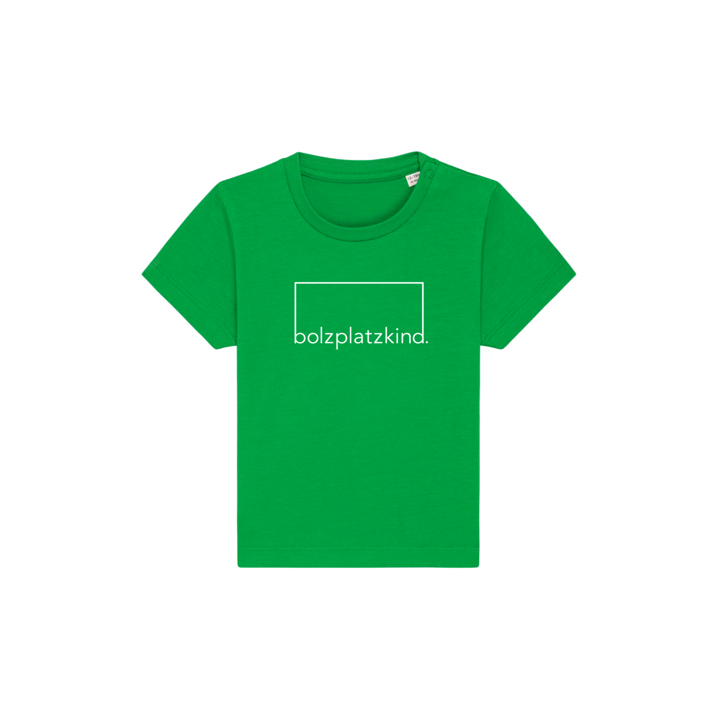 Bolzplatzkind "Chance" Baby T-Shirt Grün Weiß