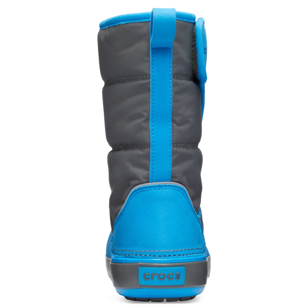 Crocs Lodgepoint Snow Boot Slate Grey/Ocean Schneestiefel