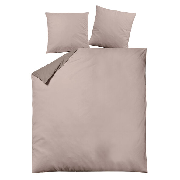 Bettwäsche Luxus Satin, 200 x 220 cm, beige
