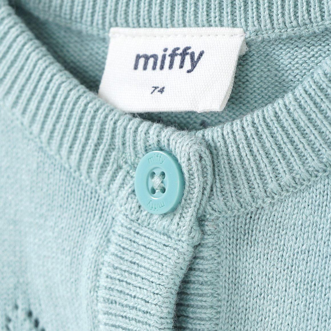 Miffy Strickjacke mit Lochmuster