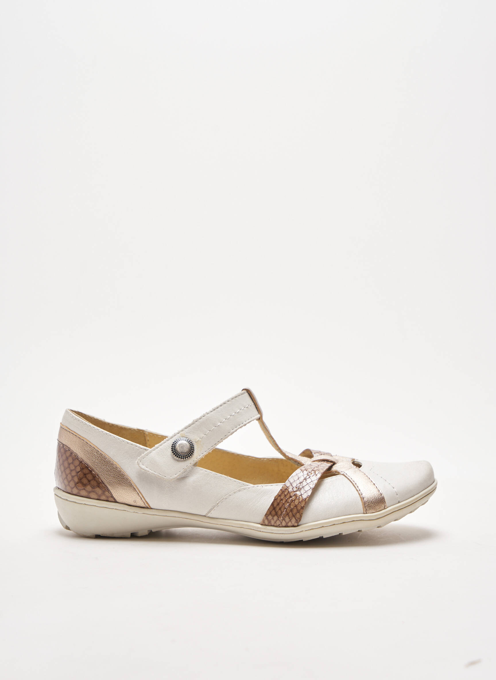 Geo Reino Sandales Nu Pieds Femme couleur beige