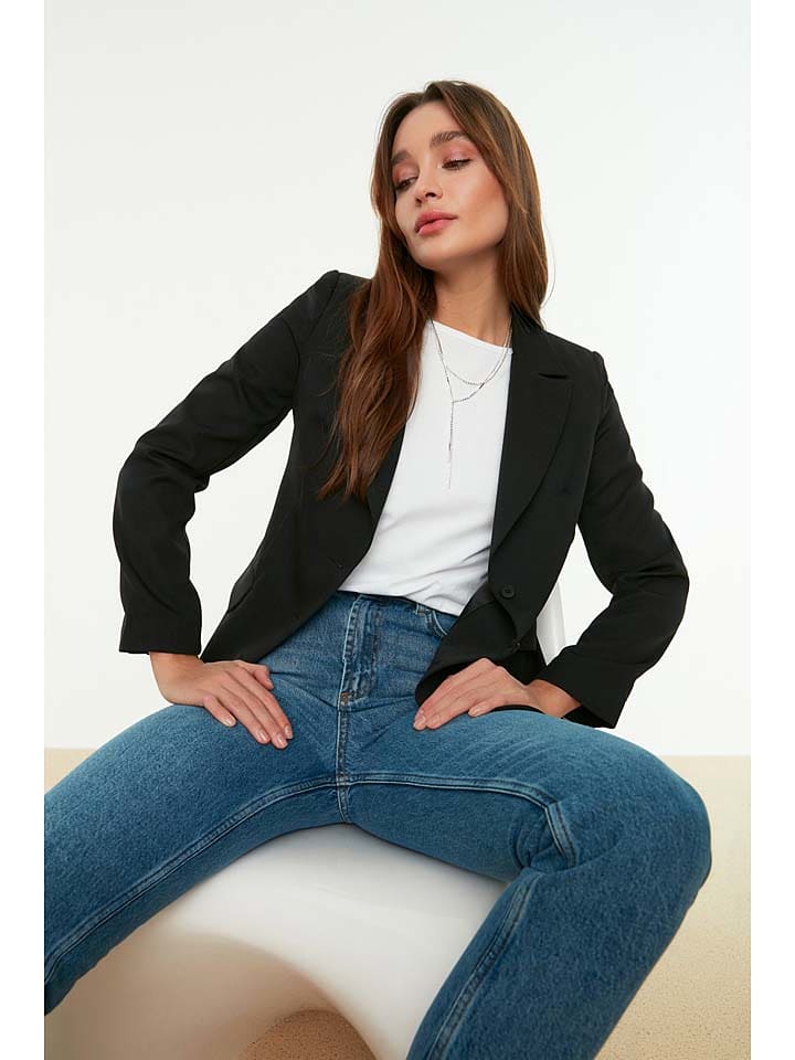 trendyol Blazer in Schwarz günstig kaufen