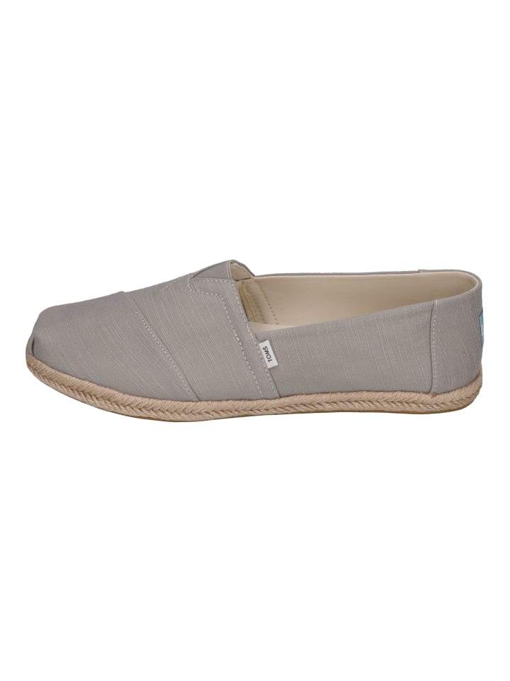 TOMS Espadrilles ALPARGATA ROPE in grau günstig kaufen