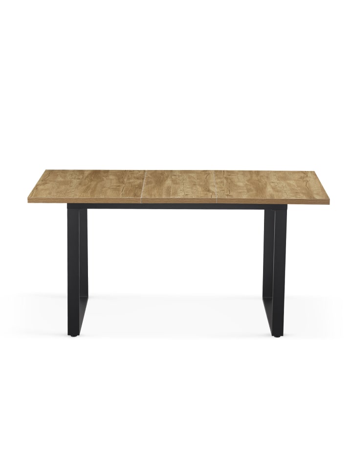B&D Home Ausziehstisch ANNA in Wildeiche - (B)120-160 x (H)76 x (T)80 cm günstig kaufen onesize