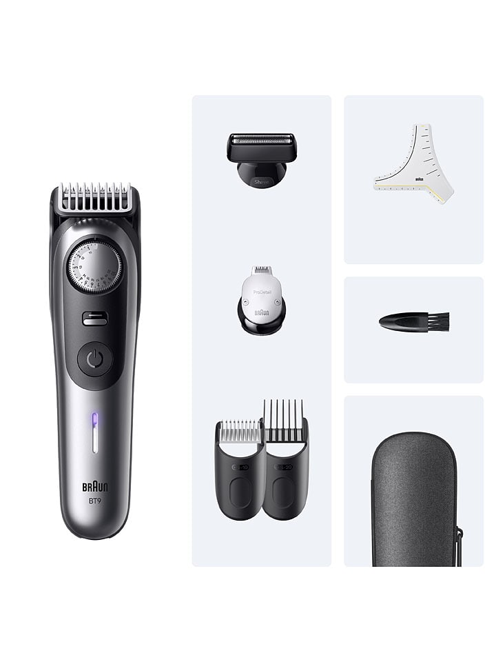 Braun Barttrimmer ''Series 9'' in Chrom günstig kaufen onesize