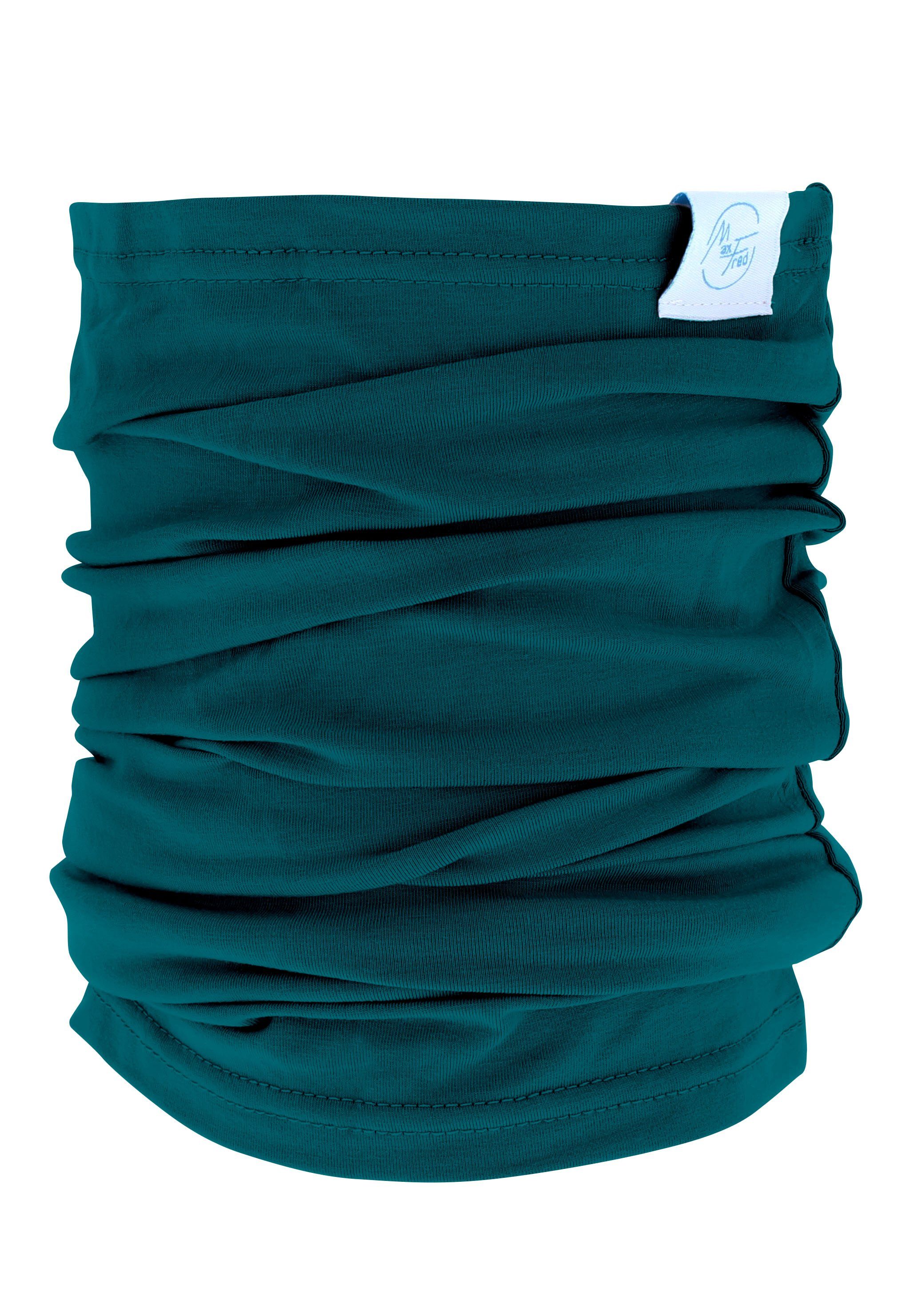 Maxfred Multifunktionstuch Bamboo dunkelblau Multifunktionstuch, Elastisch, Nachhaltig, geringe Geruchsaufnahme, Ultraweich