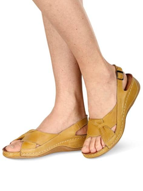 Sandale mit raffinierter Schlaufe