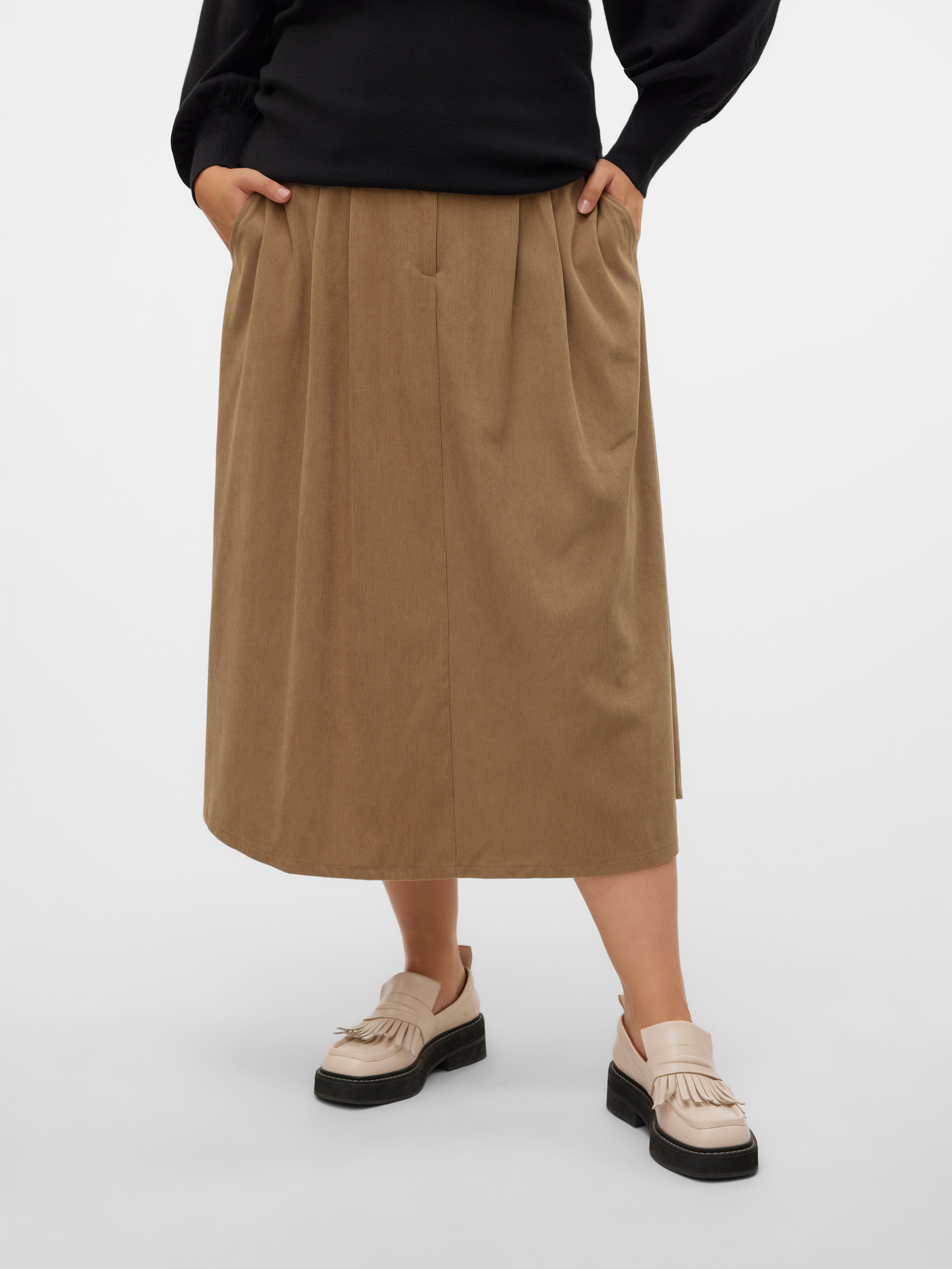 VMCVIENNA Hohe Taille Midirock