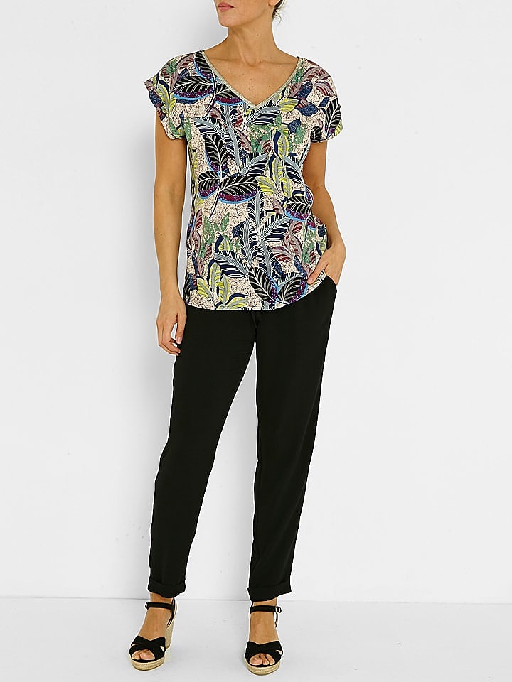 RIU Paris Bluse in Bunt günstig kaufen 40