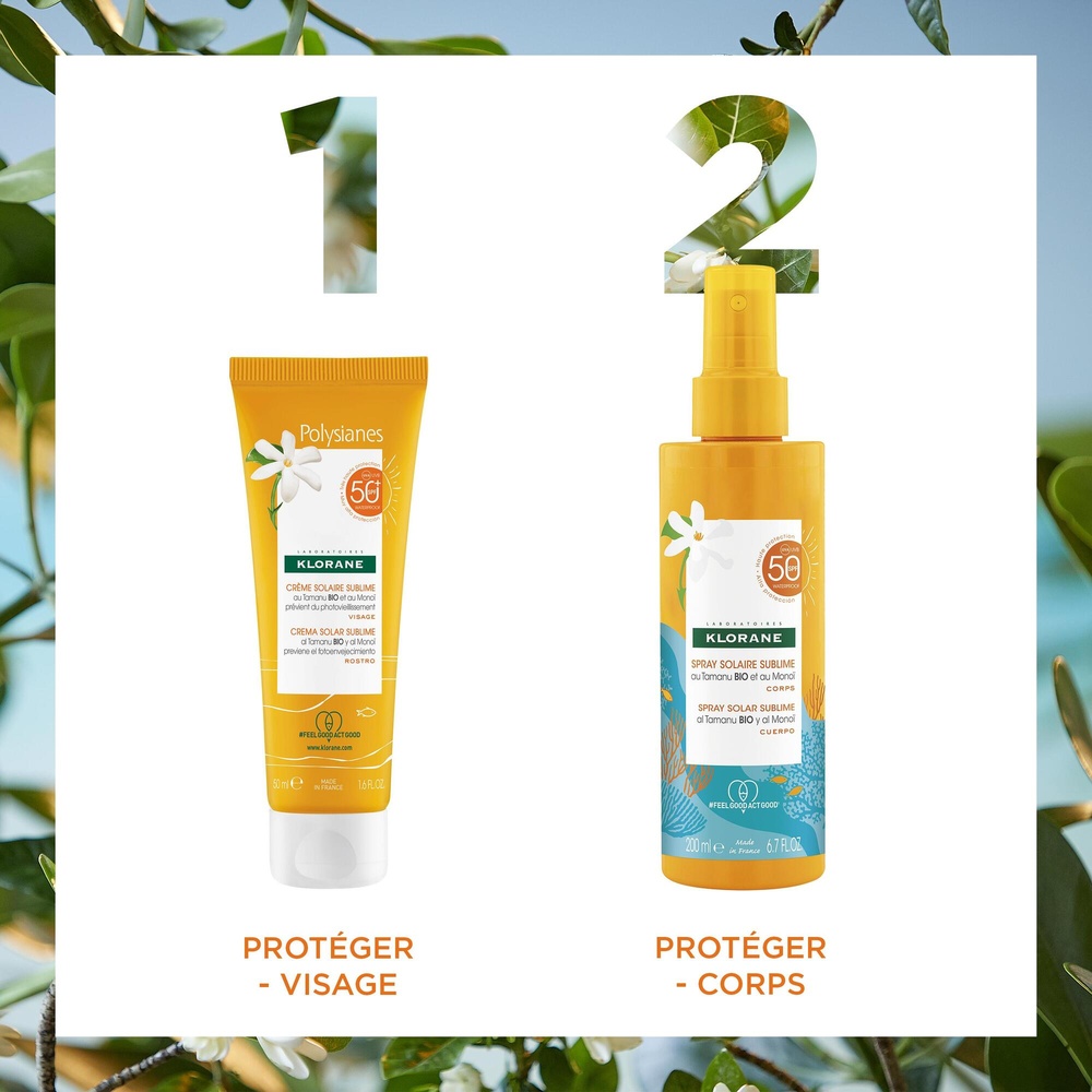 Klorane SOLAIRE Spray solaire sublime SPF50 - 20 0ml Spray solaire