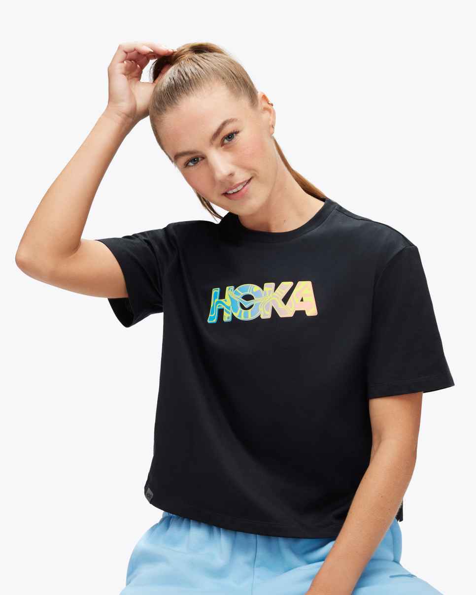 Topo Logo Short Sleeve Black