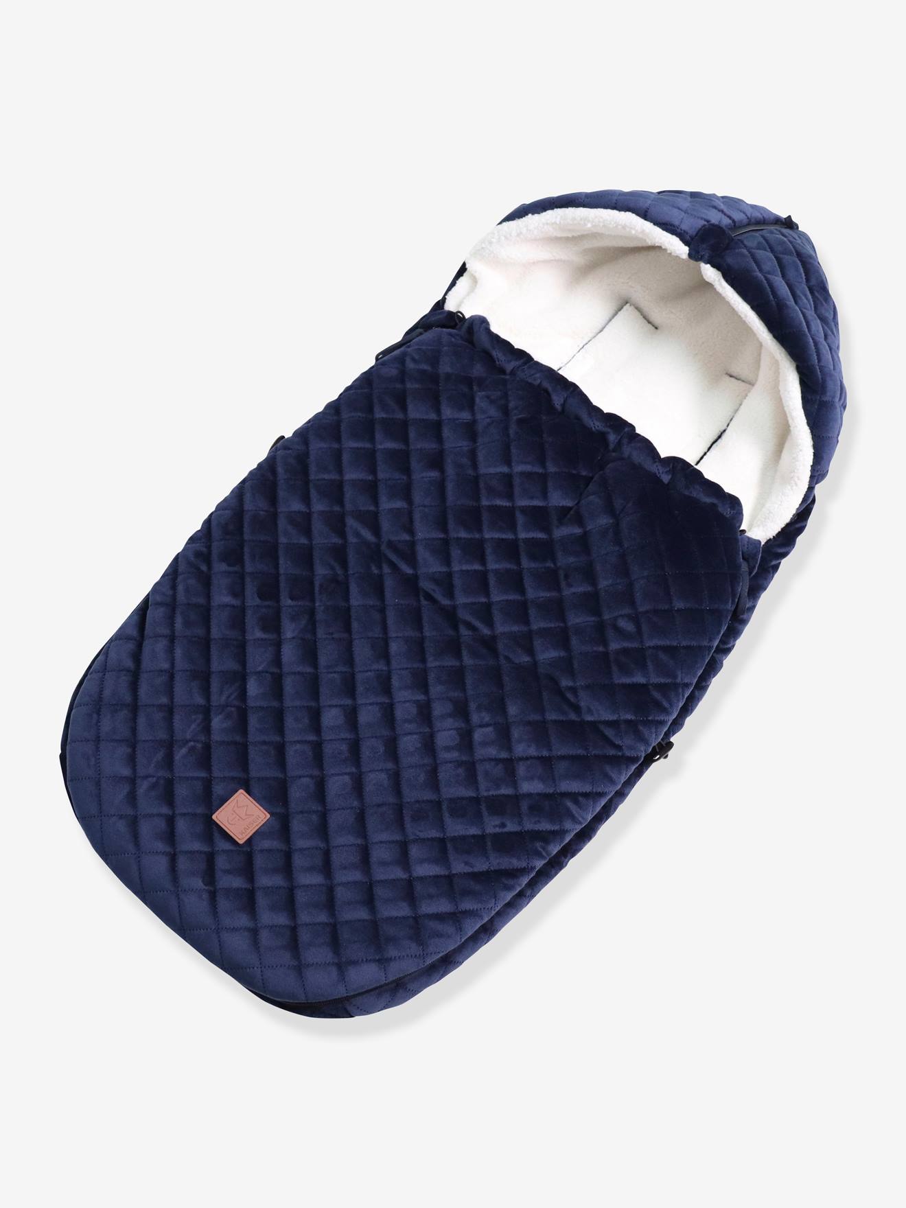 Chancelière poussette X-Large Velvet Hoody KAISER navy