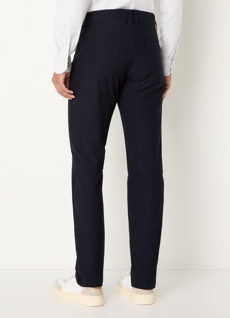 Boggi Milano  Straight leg jeans met stretch