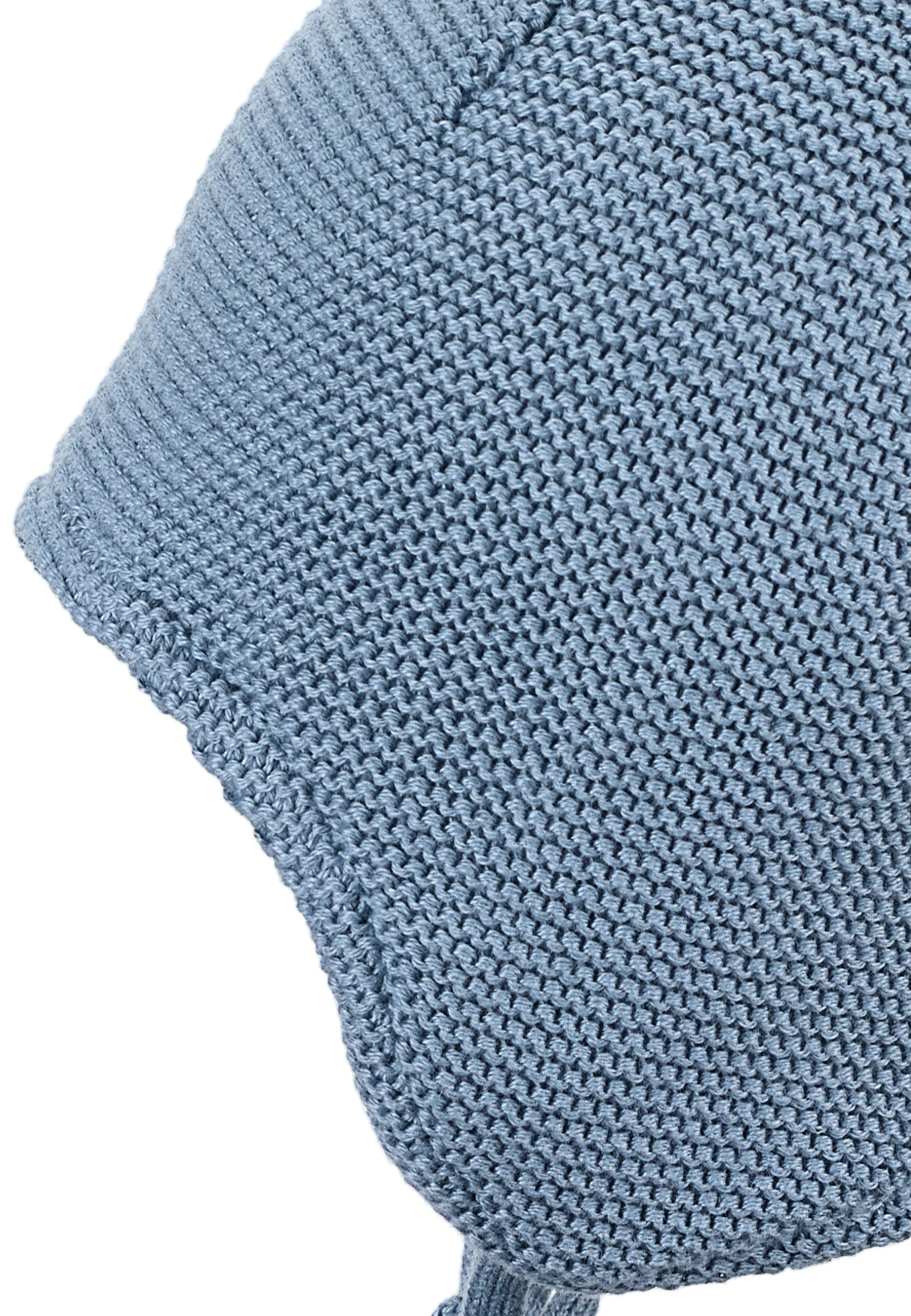 GOTS Strickmütze gefüttert mit Baumwollfleece