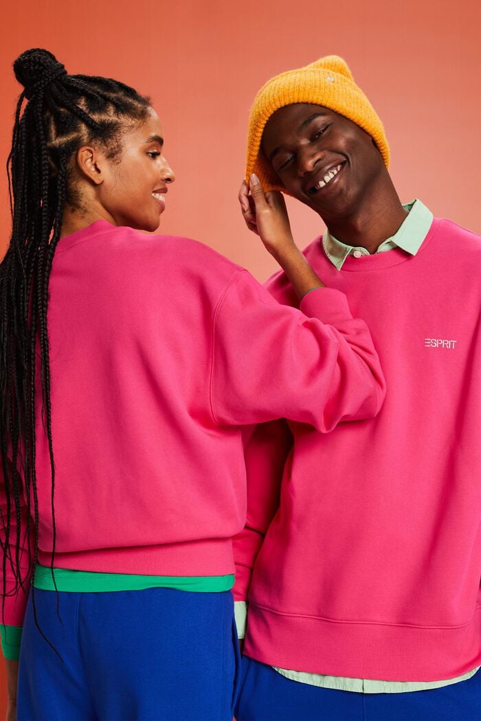 Unisex Fleece-Sweatshirt mit Logo