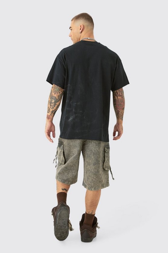 Kastiges Oversize T-Shirt mit lizenziertem Aaliyah-Print