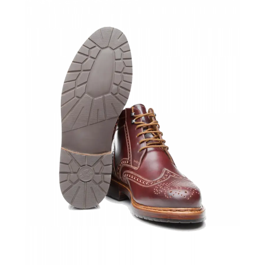 Heinrich Dinkelacker - Stiefeletten BUDA FULL-BROGUE C Cordovan - rot