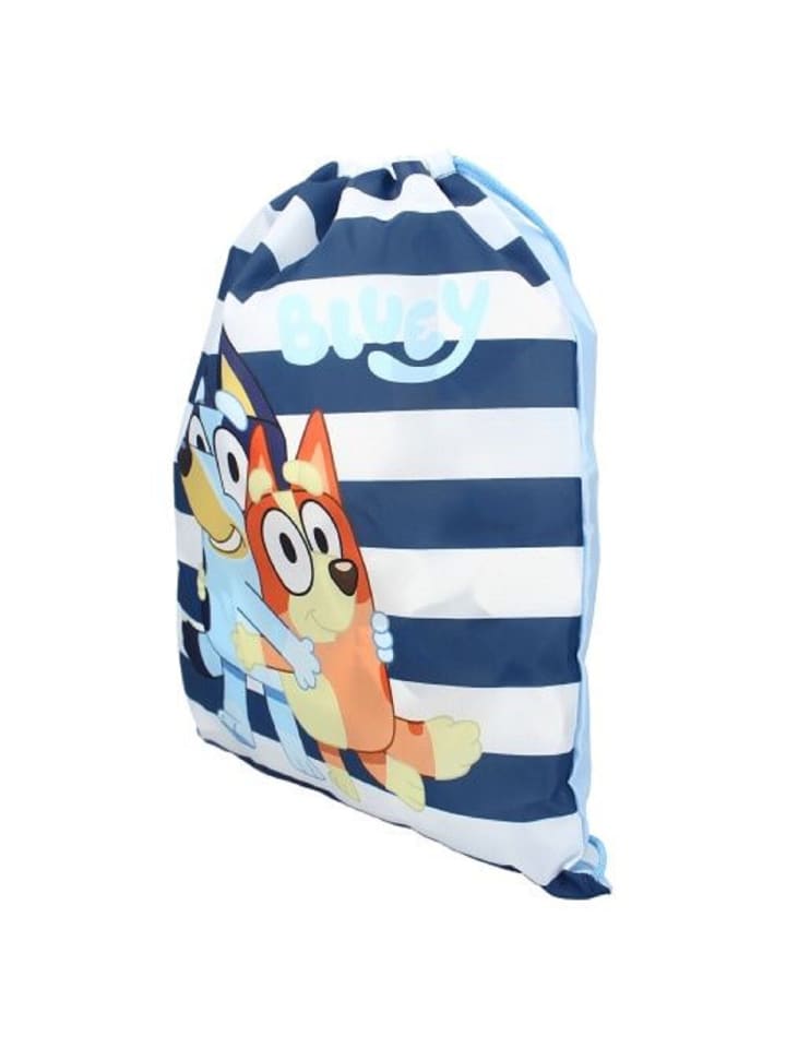 COFI 1453 Bluey Gymtasche Ideal für Sport und Ausflüge – Mit Bluey-Motiven in Blau günstig kaufen 36 x 18 cm