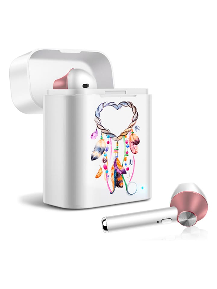 SmartCase Bluetooth-In-Ear-Kopfhörer in Silber/ Roségold günstig kaufen onesize